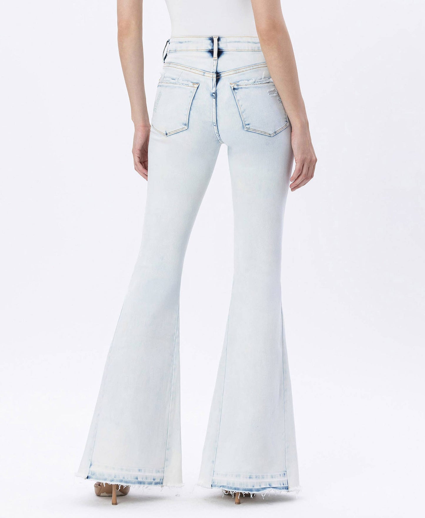 HIGH RISE SUPER FLARE JEANS F4743