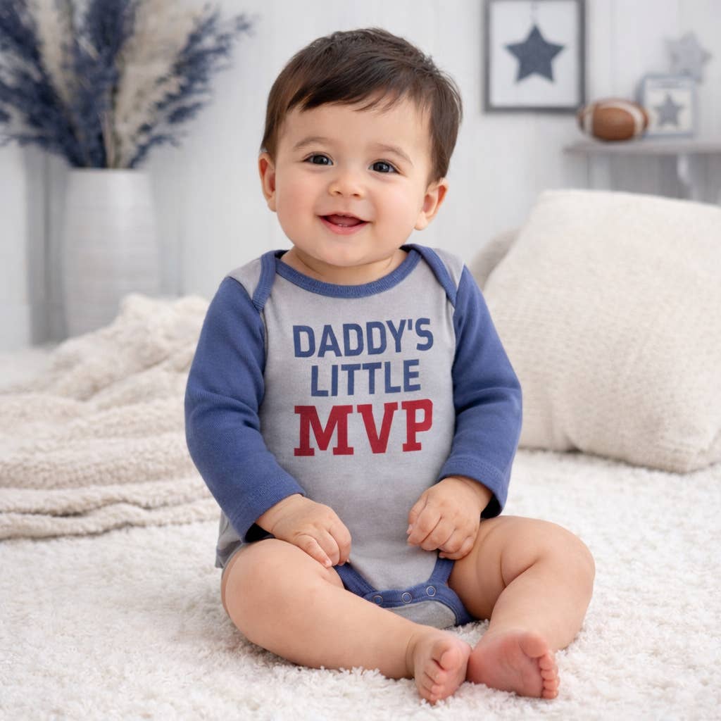 Mother’s & Father’s Day Baby Bodysuits |100% Cotton Rib