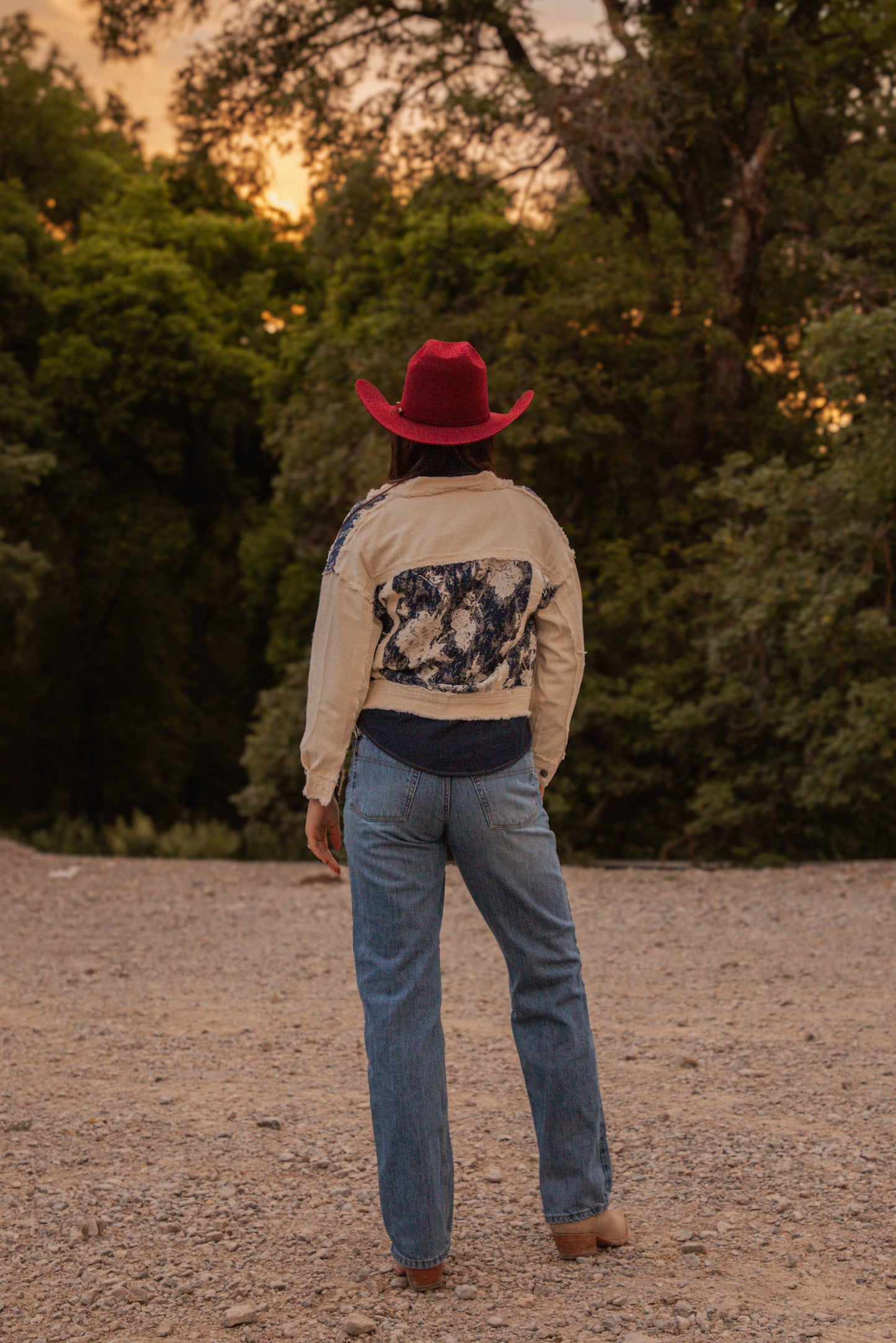LADIES WESTERN DENIM JACKET-DNMPRT-4