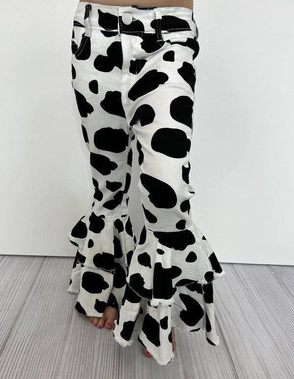 Cow Denim Flares
