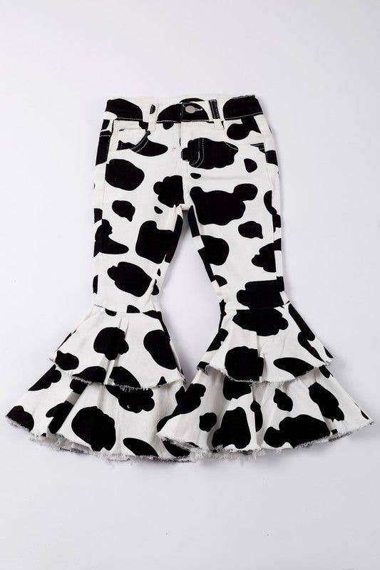 Cow Denim Flares