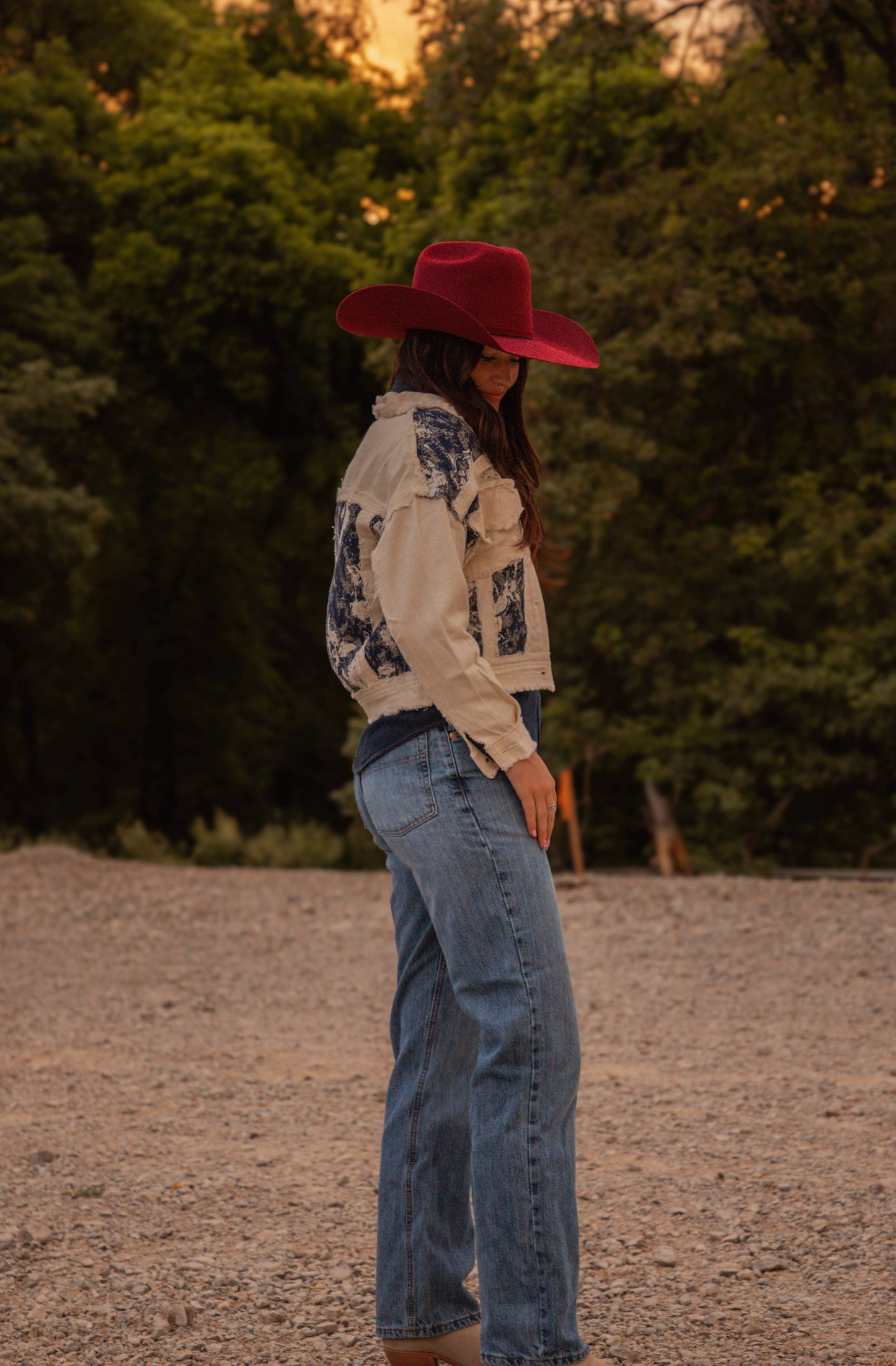 LADIES WESTERN DENIM JACKET-DNMPRT-4